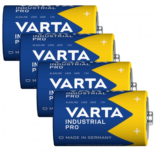 varta 4020 endustriel pro alkalin D boy pil