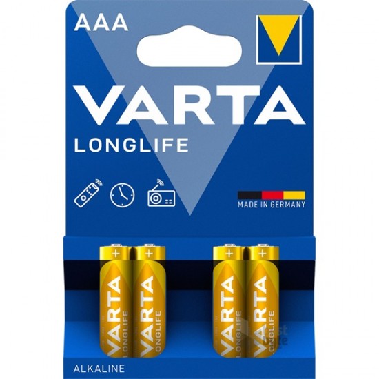 varta 4103 longlife AAA alkalin ince pil