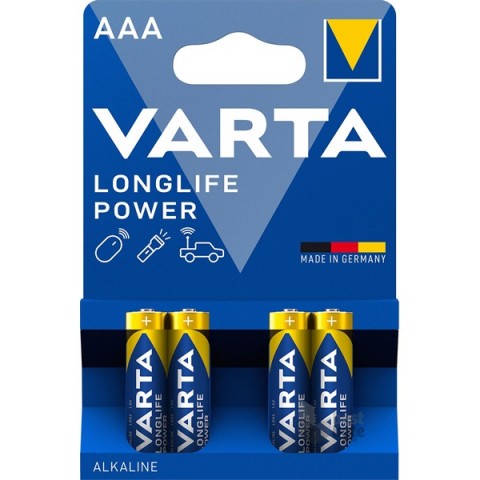 varta 4903 loglıfe power alkalin AAA ince pil 