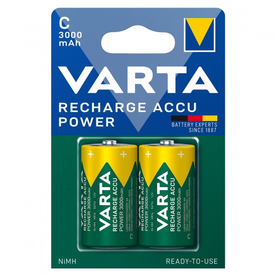 VARTA 56714 ŞARJ EDİLEBİLR C BOY 3000 MAH PİL