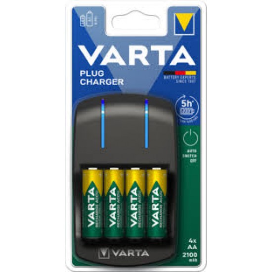 varta 57647 plug  şarj cihazı 4*2100 mah AA 